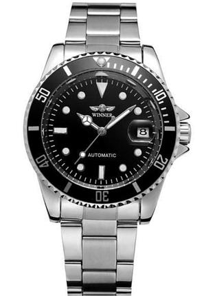 Часы наручные механические winner basel automatic мужские, годинник наручний чоловічий механічний