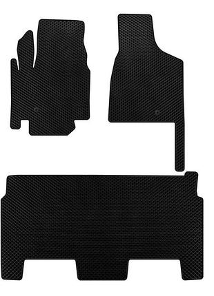 Коврики eva (2008-2020, 2 ряда, 8-местный/комплектация sxt, черный) для dodge grand caravan v