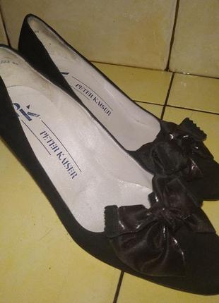 Замшевые лодочки 39 размера