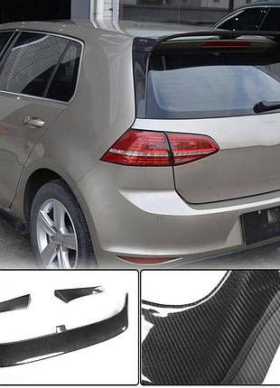 Спойлер v2 (для base/r-line hb, карбон) для volkswagen golf 7/e-golf 2012-2020 рр