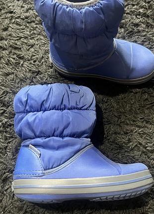 Зимові осінні чоботи черевики crocs c10 15-16 см