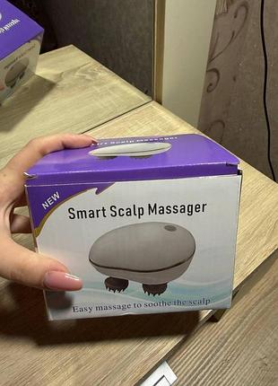Портативный беспроводной массажер для головы и тела smart scalp massager