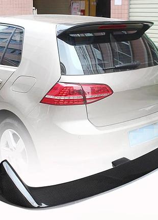 Спойлер v6 (для base/r-line hb, карбон) для volkswagen golf 7/e-golf 2012-2020 рр