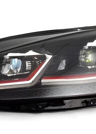 Передние фары red fullled (2012-2017, 2 шт) для volkswagen golf 7/e-golf