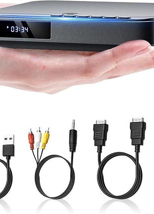 Mini dvd-плеєр desobry mb115b багатоформатний 1080p 110-240v