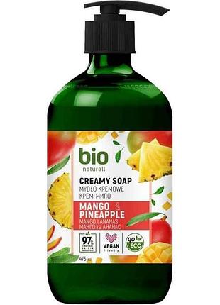 Крем-мило 473мл naturell манго и ананас тм bio naturell
