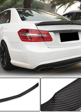 Спойлер v1 (карбон) для mercedes e-сlass w212 2009-2016 рр