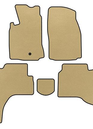 Килимки eva (бежевий) для mitsubishi pajero sport 1996-2007 рр