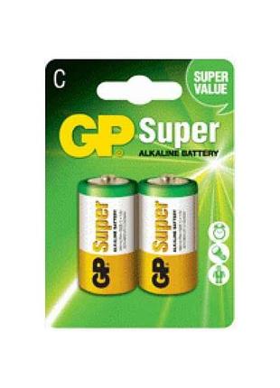 Батарейка щелочная lr14/c super alkaline 14a-u2 2шт (блистер) тм gp