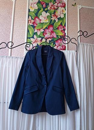 Красивий якісний синій піджак m&s collection.