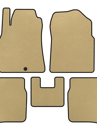 Килимки eva (sd, бежевий) для nissan primera p12 2002-2007 рр