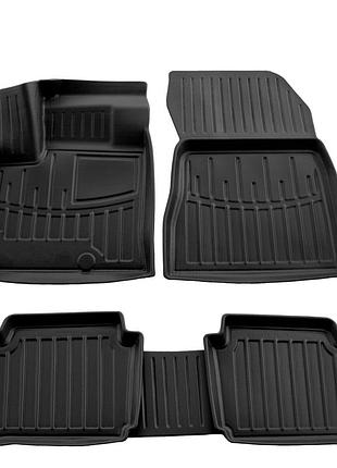 Резиновые коврики stingray 3d (для e-power, 5 шт) для nissan qashqai 2021- гг