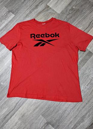 Мужская футболка reebok с принтом , размер 2xl-3xl .