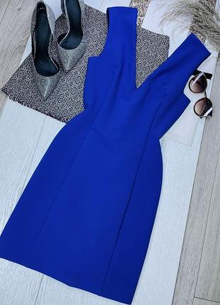 Літня сукня zara xs коротке плаття футляр синя сукня по фігурі святкове плаття зара