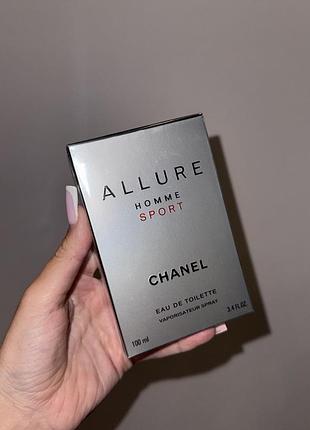 Чоловічі парфуми  chanel allure homme sport 100 ml франція духи  шлейфові топовий аромат