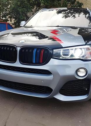 Ноздри m-look (2014-2018, m-color) для bmw x3 f25