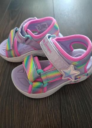 Дитячі спортивні сандалії для дівчинки skechers unicorn dreams