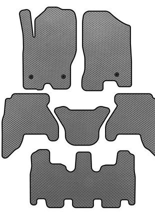 Коврики eva (3 ряда, серые) для nissan pathfinder r51 2005-2014 гг