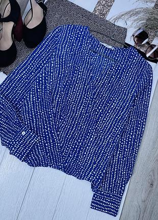 Літня блуза mango s oversize асиметрична блуза на запах подовжена блуза в принт блуза манго
