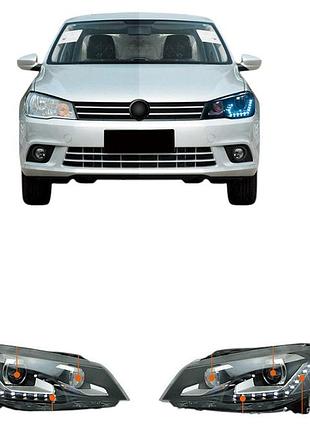 Передні фари led drl (2 шт) для volkswagen jetta 2011-2018 рр