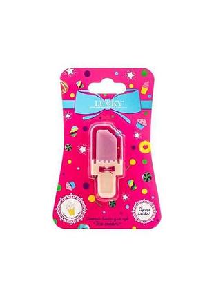 Блеск для губ сияющий ice-cream, фуксия, клубничное мороженое t25395 тм lukky