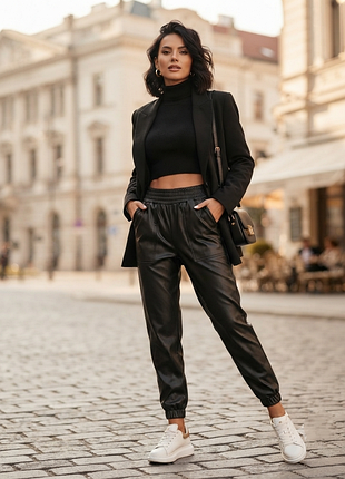 Штани new look шкіряні жіночі р.м