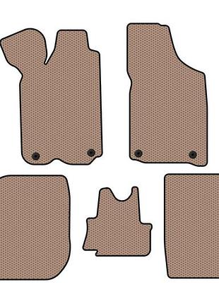 Гумові килимки carsuit (1982-1991, avant, бежевий) для ауди 100 c3 рр