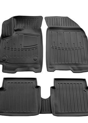 Резиновые коврики stingray 3d (5 шт) для chevrolet aveo t250 2005-2011 гг