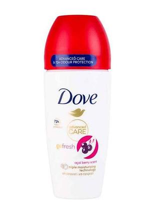 Дезодорант (ролик) жіночий 50 мл ягоди асаї та водяна лілія тм dove
