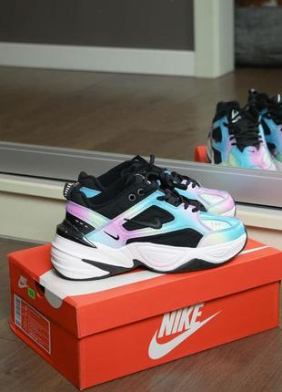 Кроссовки nike air m2k tekno женские цветные6 фото