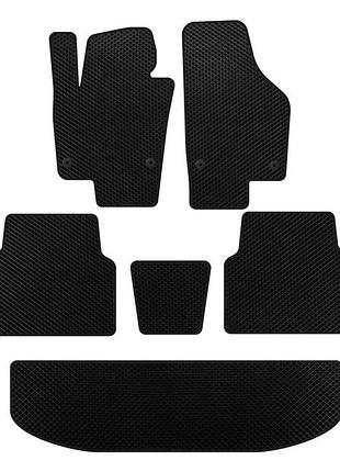 Килимки eva (3 ряди, чорні) для seat alhambra 2010- рр