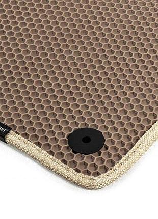 Резиновые коврики carsuit (бежевые) для skoda fabia 2007-2014 гг