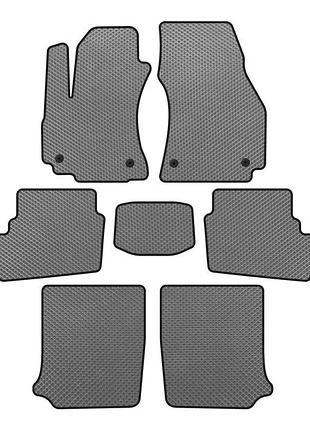 Коврики eva (3 ряда, 2003-2005, 7-местный, серый) для opel zafira a