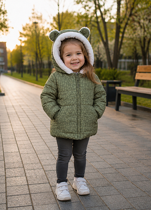 Тепла осіння курточка на 2-3 роки