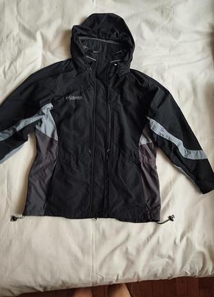 Куртка ветровка columbia размер l-xl плащевка жатка
