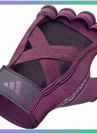 Рукавички для тренировок adidas women's training gloves фиолетовые размер m для женщин спортивные sku_adgb-15022