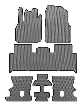 Коврики eva (3 ряда, серые) для renault scenic/grand 2003-2009 гг