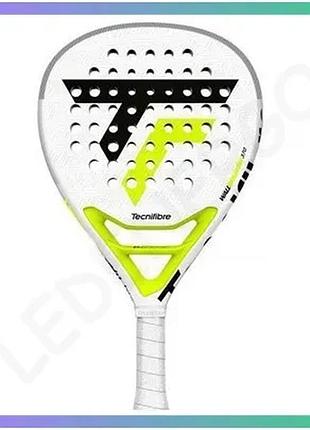 Ракетка для падл тенісу tecnifibre padel wall breaker 370 білий унісекс для дорослих падел тенісу sku_16wabr3704