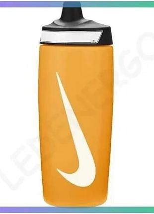 Пляшка nike refuel bottle 532 мл оранжевая спортивная бутылка для воды унитекс sku_n.100.7665.704.18
