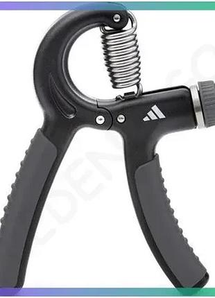 Еспандер для долоні adidas adjustable grip trainer чорний регульований тренажер для сили хвата унісекс sku_adac-11400gr