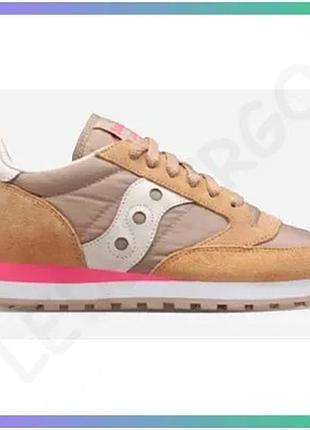 Кросівки saucony jazz original бежеві жіночі 37,5 6,5 23см спортивні для активного відпочинку sku_1044-639