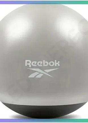 Гимнастический мяч reebok stability gymball черный 75 см для фитнеса и тренировок sku_rab-40017bk