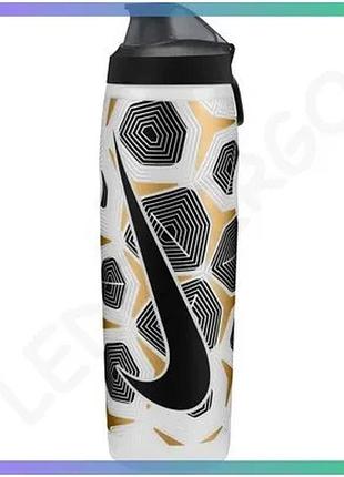 Пляшка nike refuel bottle locking lid 32 oz мультиколор 946 мл спортивная бутылка для воды sku_n.101.3414.934.32