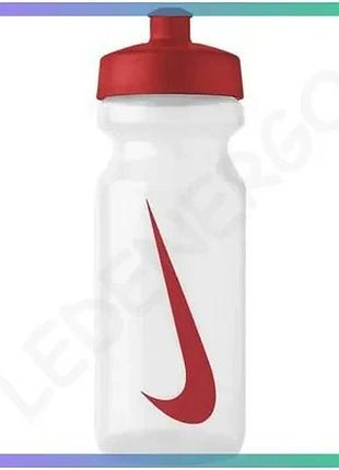 Пляшка для води nike big mouth bottle 2.0 650мл біла червона еко-пластик спортивна пляшка унісекс sku_n.000.0042.944.22