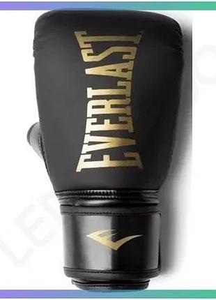 Боксерські рукавиці everlast cardio elite чорні золоті l/xl для тренувань з важкими мішками унісекс sku_p00003320