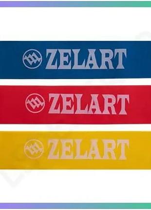 Фитнес резинки loop bands zelart набор 3 шт эспандеры для тренировок и растяжки sku_fi-8227