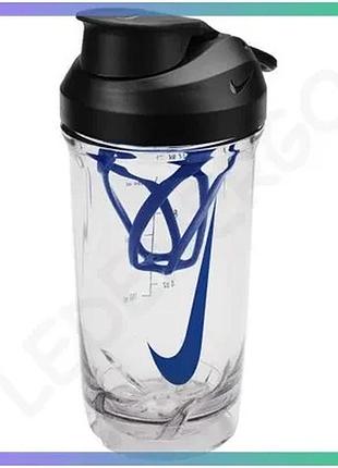 Пляшка nike tr recharge shaker bottle 16 oz черная 473 мл для спорта и фитнеса шейкер для воды sku_n.101.2242.913.16