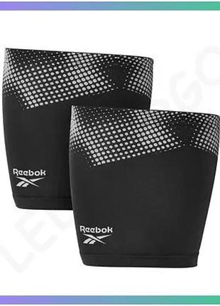 Компресійні рукава до стегна reebok compression thigh sleeve чорний s для бігу та фітнесу унісекс sku_rrsl-13523
