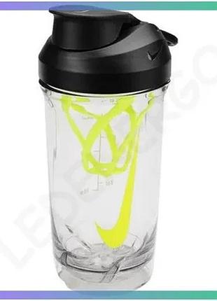 Пляшка nike tr recharge shaker bottle 473 мл черная для спорта и фитнеса шейкер для напитков sku_n.101.2242.914.16