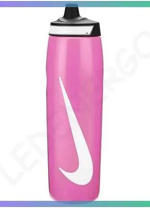 Пляшка nike refuel bottle 946 мл розовая для спорта и активного отдыха бутылка для воды sku_n.100.7667.634.32